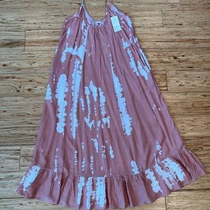 NWT Tie Dye Maxi Dress, Large